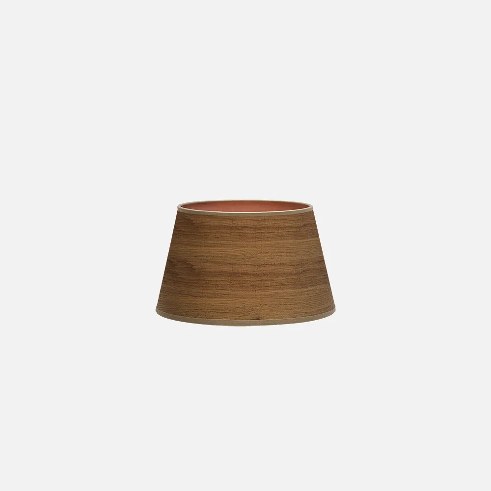 178312084 - Pantalla Salma E27 Madera Oscura 20dx15dx12,5h