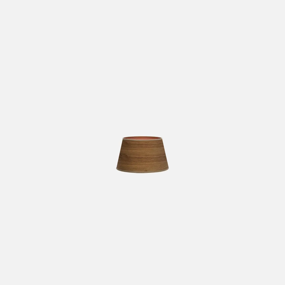 178311084 - Pantalla Salma Pinza Madera Oscura 10dx8dx8h Conica Abierta