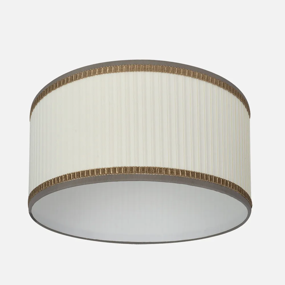 99.PA-177341015 - Lampshade Pendant light/p.living room Soprano E27 Beige 40dx40dx21h