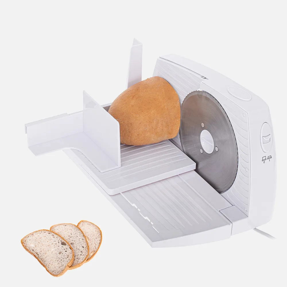 Corta Fiambres Plegable 400w Hoja Ace.inox.17cm  Ajuste Grosor 0-15mm Protecc.pulgar  18x33,5x22 Cm
