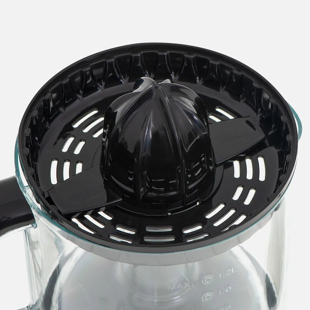 Exprimidor Citricos 60w 1,2l Colador De Pulpa Rotacion 2caras.encendido Automatico 23x18x13,7 Cm
