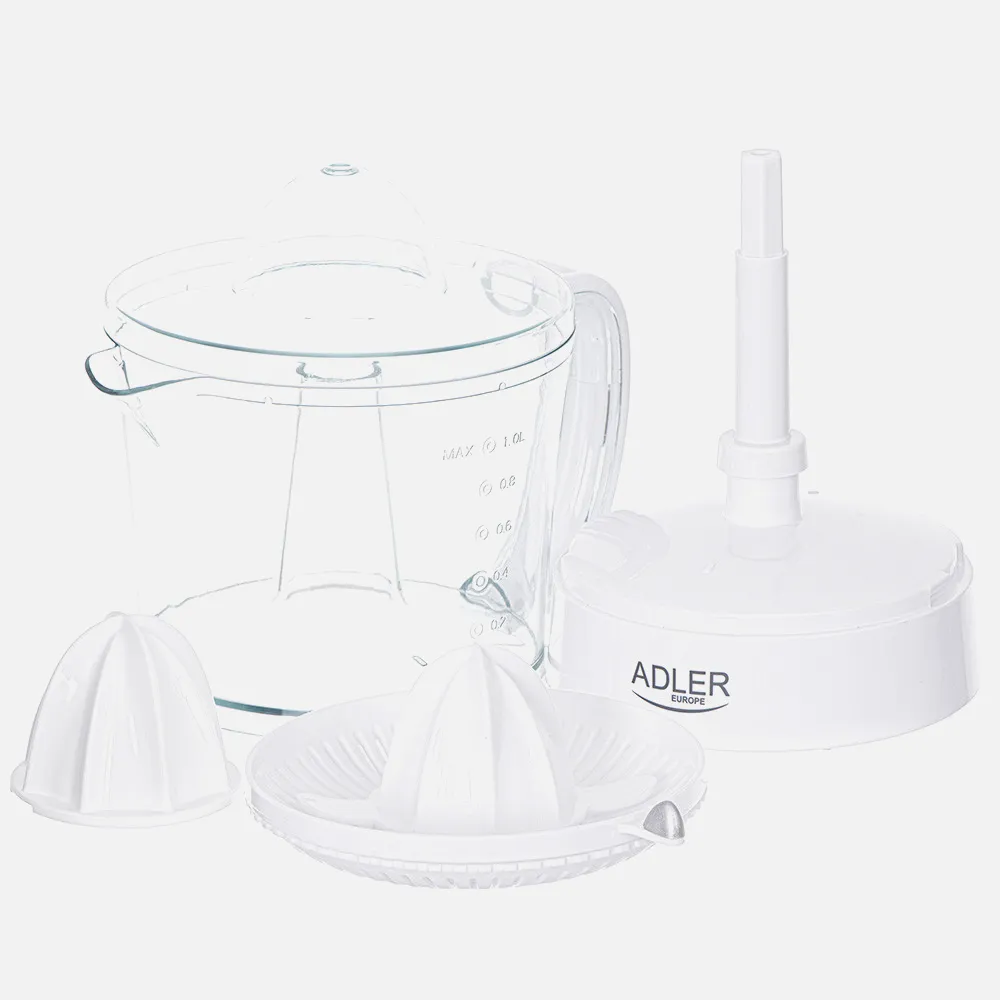 Exprimidor Citricos 60w 1l Colador De Pulpa 2conos  Parada Automatica, Apto Lavavajillas