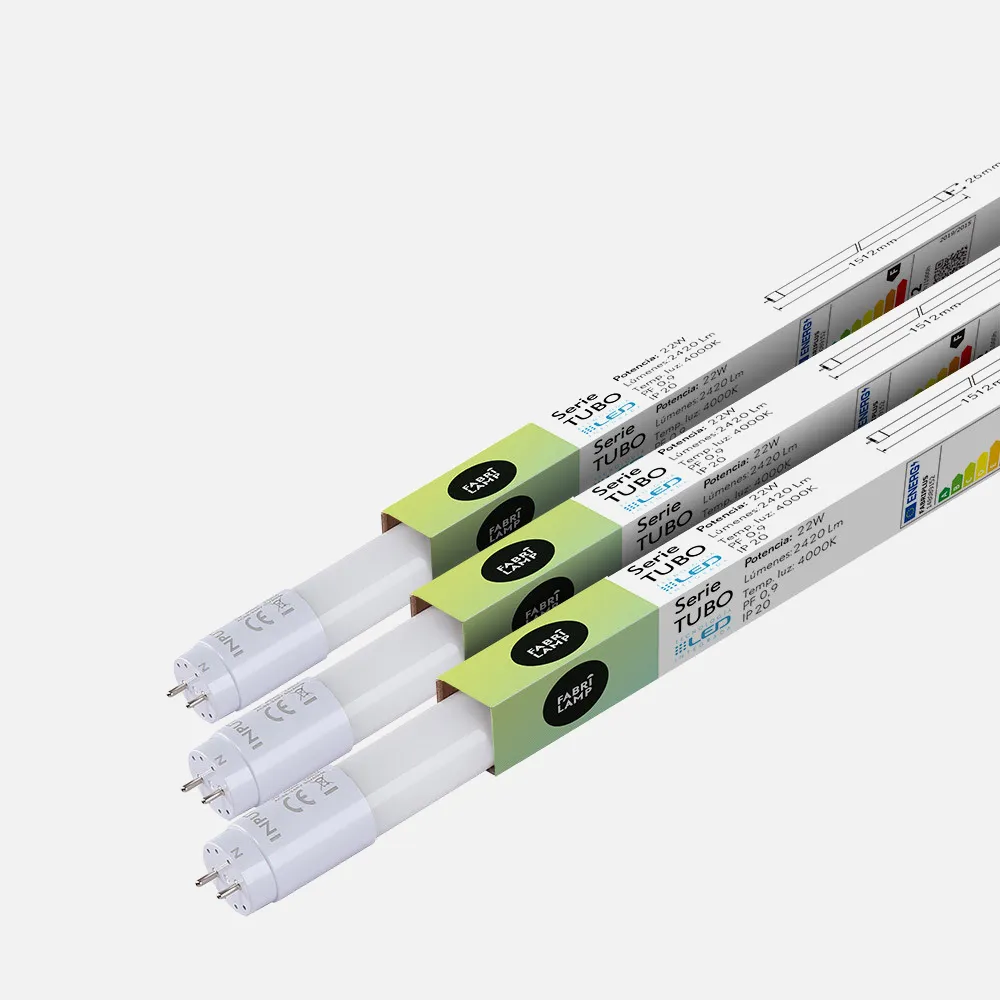 148089152 - Tubo T8 22w 2200lm 4000k  Fabriplus 150x2,6x2,6 Cm