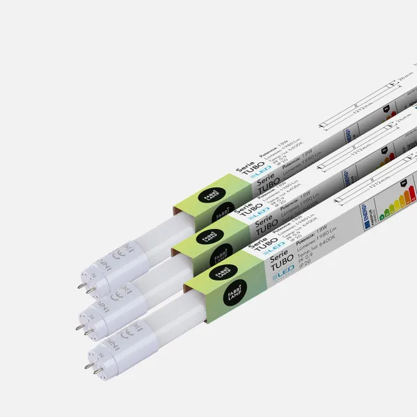 Tubo T8 18w 1800lm 6400k 120x2,6x2,6 Cm Fabriplus 
