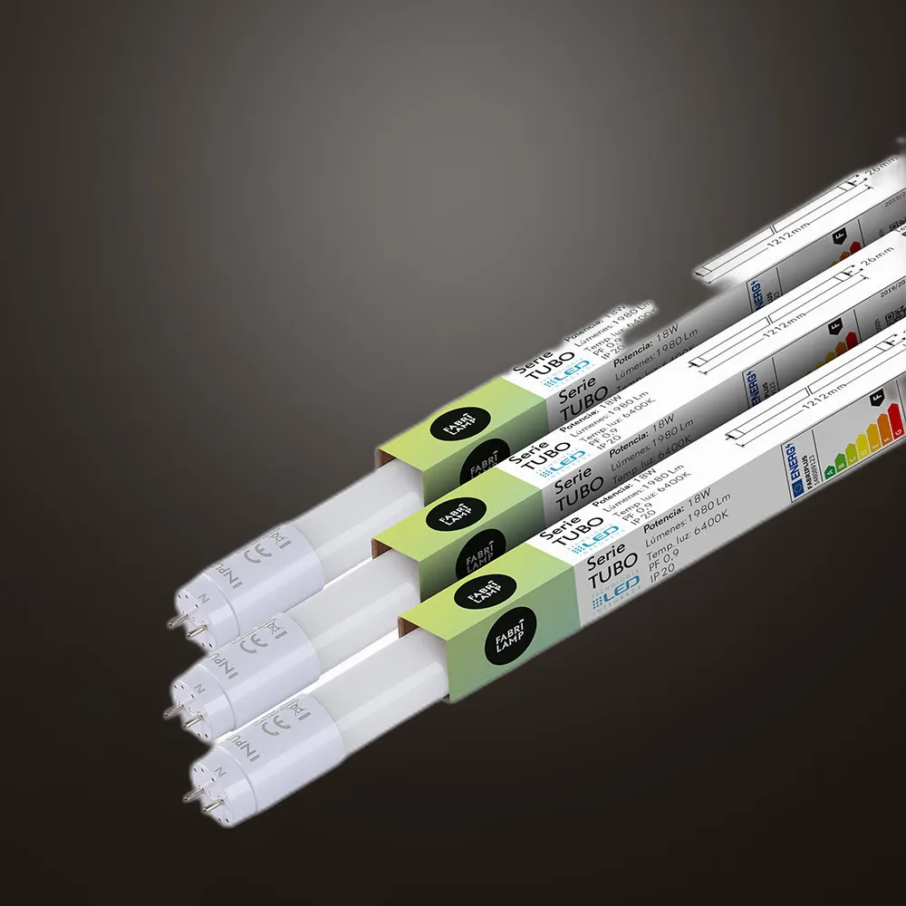 Tubo T8 18w 1800lm 6400k 120x2,6x2,6 Cm Fabriplus 