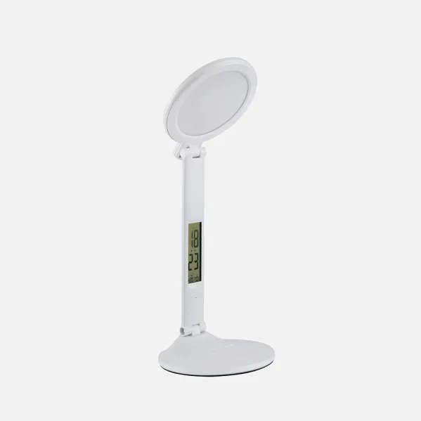 Desk Lamp Hope 7w 3000-4000-6000k White 40x16,5x18,5cm 525lm  Dimmable Intensity, Touch, Folding, Temp+Time+Calendar