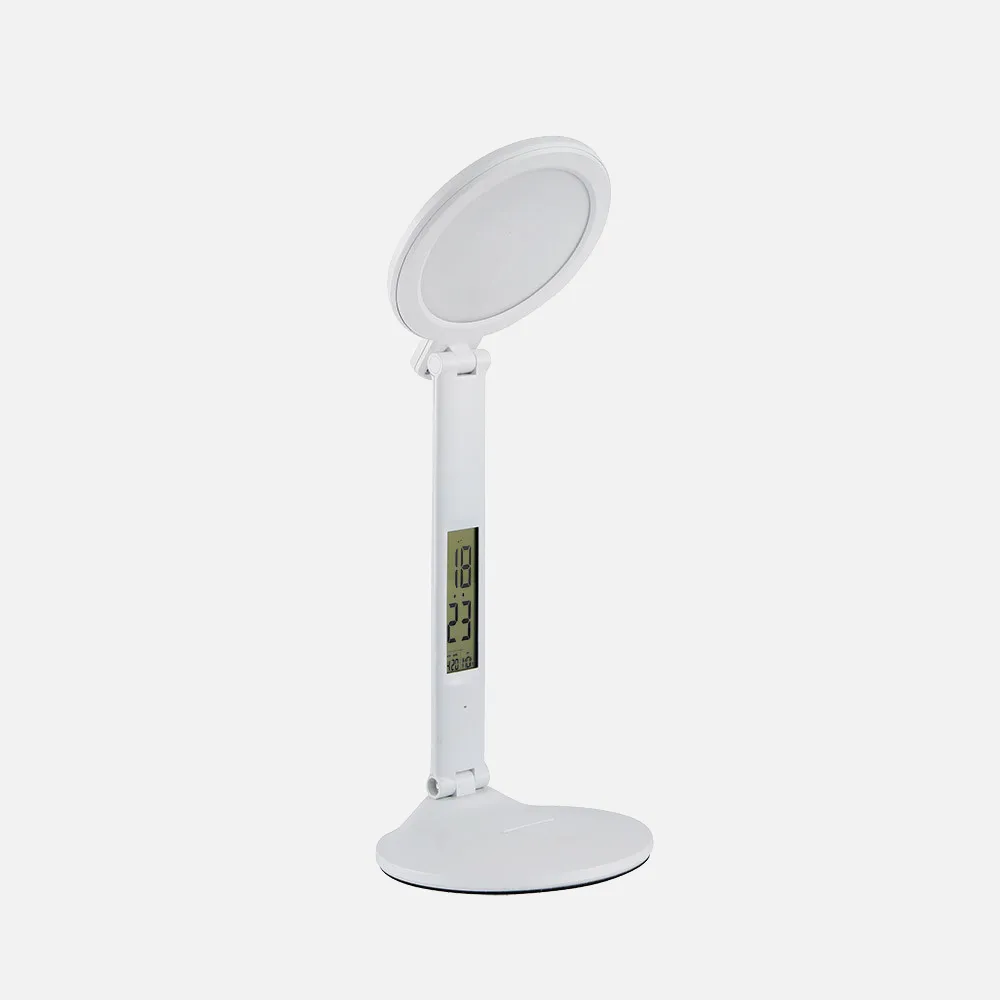 Flexo Hope 7w 3000-4000-6000k Blanco 40x16,5x18,5cm 525lm  Inte.regulable, Tactil, Plegable, Temp+hora+calendario