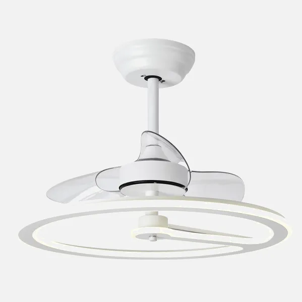 Ventilador 110w Dc Chom Blanco 3Asp.Transp. 46/66x62x62cm 6 Vel. 3 Colores C/remoto, Memoria Y Temporizador 9350lm