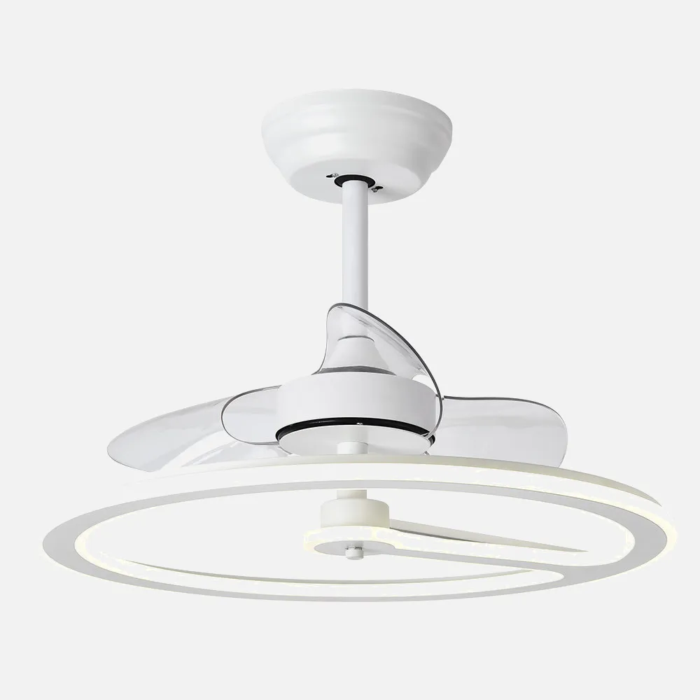 Ventilador 110w Dc Chom Blanco 3Asp.Transp. 46/66x62x62cm 6 Vel. 3 Colores C/remoto, Memoria Y Temporizador 9350lm