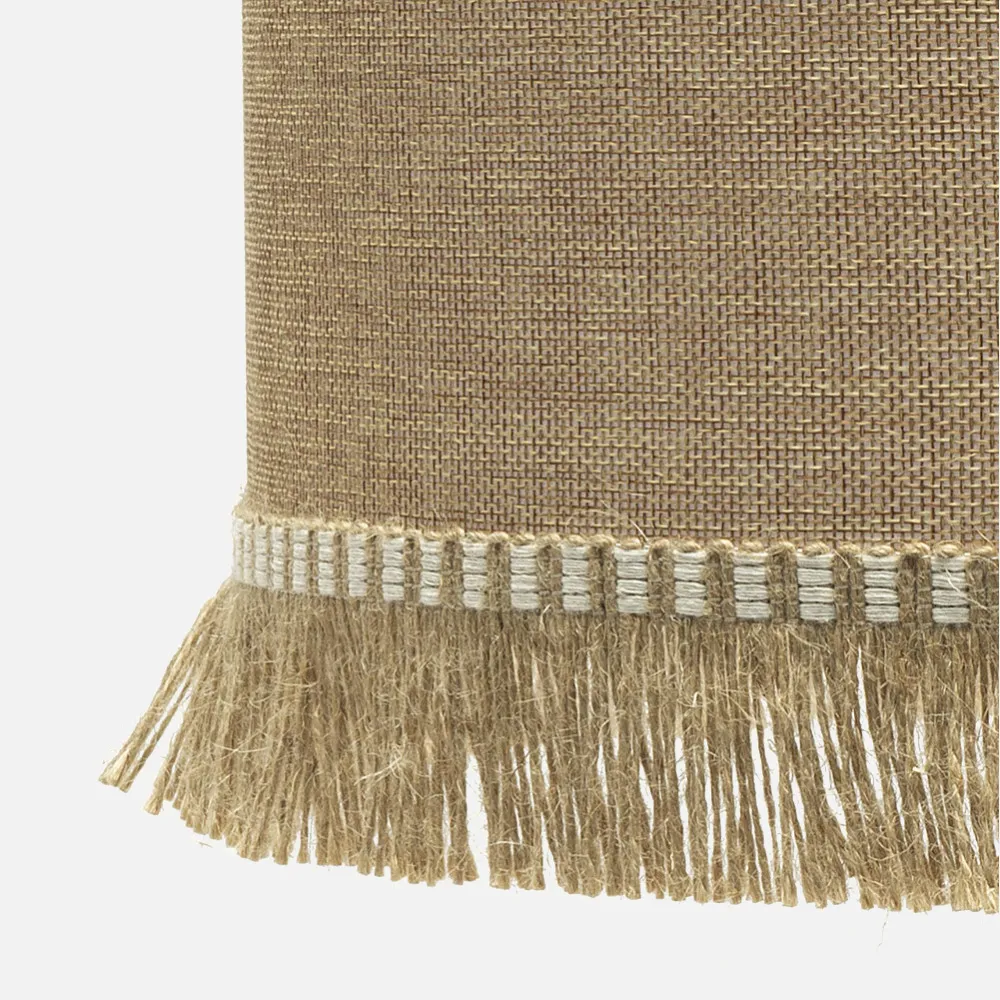 Colgante Sibila 3xe27 Cuero/arena  Regx60x60 Cm