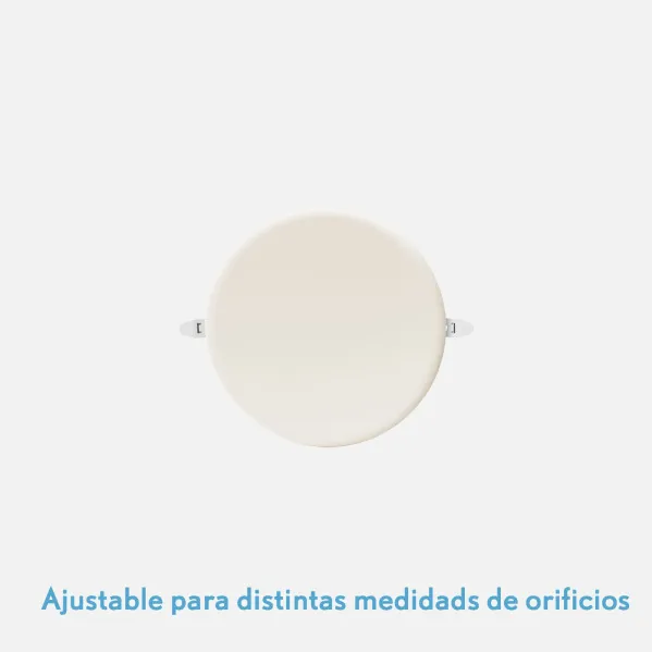 Downlight Led Smd Migmatita 18w 4000k Blanco 1800lm 2x12x12 Cm Corte Ajustable (7-10,8)
