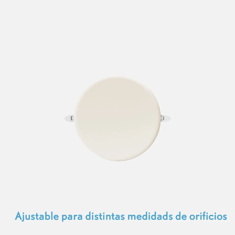 Downlight Led Smd Migmatita 18w 4000k Blanco 1800lm 2x12x12 Cm Corte Ajustable (7-10,8)