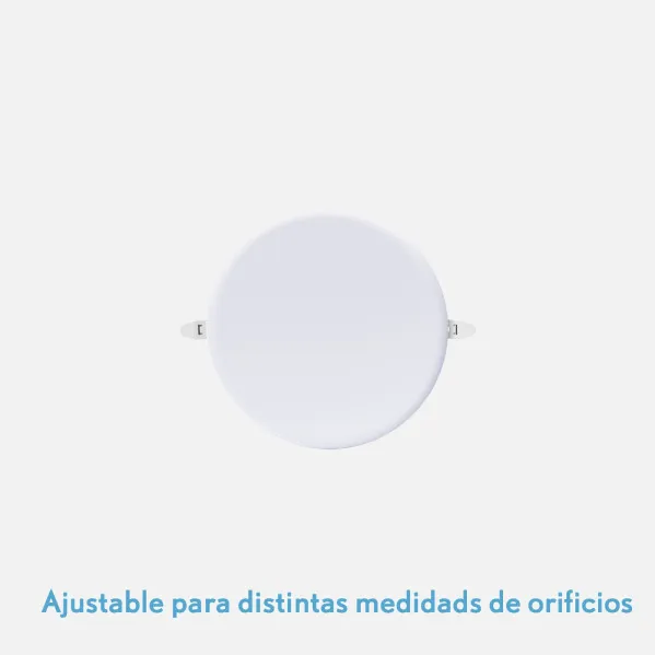 Downlight Led Smd Migmatita 18w 6500k Blanco 1800lm 2x12x12 Cm Corte Ajustable (7-10,8)