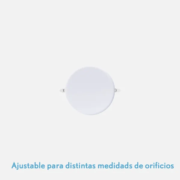 Downlight Led Smd Migmatita 9w 6500k Blanco 900lm 2x9x9 Cm Corte Ajustable (5-7,5)