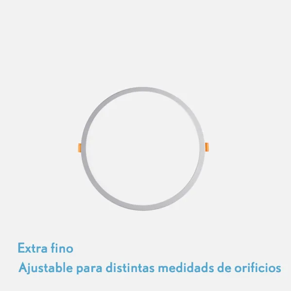 Downlight 8w 5500k Blanco Lejania 1x12x12cm  760lm Empotrar Corte Ajustable 5-10,5d