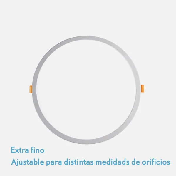 Downlight 15w 5500k Blanco Lejania 1x17,5x17,5 Cm  1425lm Empotrar Corte Ajustable 5-16d