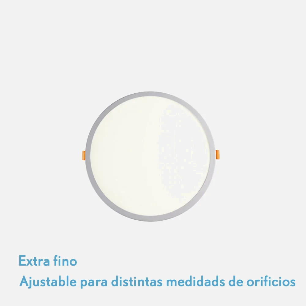 Downlight 8w 4000k Blanco Lejania 1x12x12 Cm 760lm Empotrar Corte Ajustable 5-10,5d
