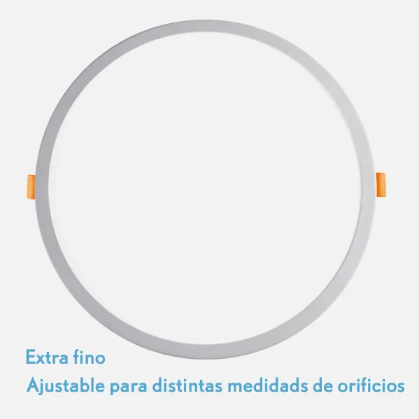 Downlight 20w 5500k Blanco Lejania 1x23x23 Cm 1900lm Empotrar Corte Ajustable 5-21d