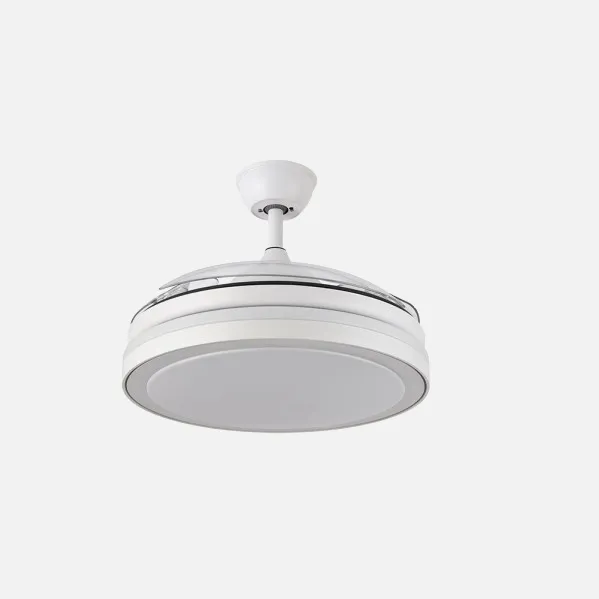 Ventilador Dc Esparta Mini Blanco 72w 6120lm 3asp.desp 91d 3000-4000-6000k Remoto+temporizador+memoria