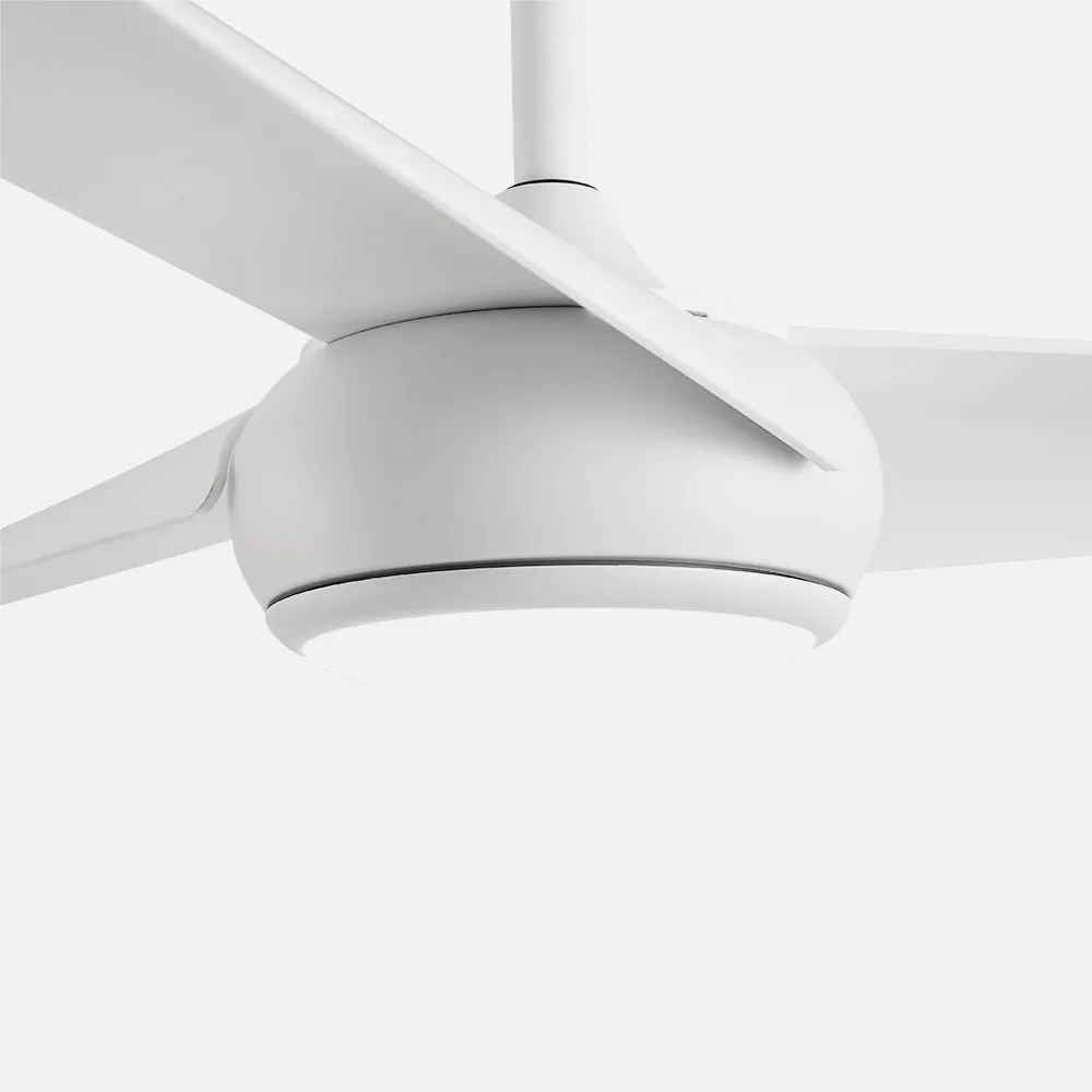 Ventilador Dc Patras 24w Blanco 3 Aspas 6 Velocidades 3 Colores 131,2d 2424lm C/remoto, Memoria Y Temporizador