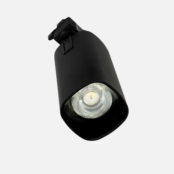 Foco Carril 30w 6000k Alfil Negro 2700lm 36º Orientable 330º Regx19x7,5 Cm
