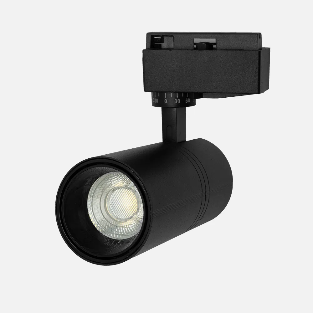 Foco Carril 30w 6000k Anzo Negro 2700lm 36º Orientable 330º Regx22x7,5 Cm