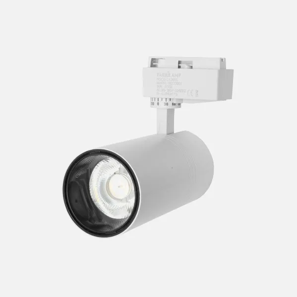 Foco Carril 20w 6000k Anzo Blanco 1800lm 36º Orientable Regx18x6,2 Cm