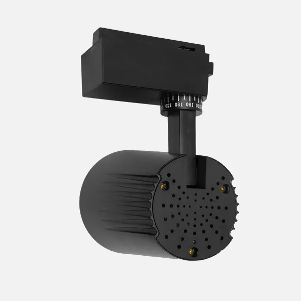 Foco Carril 40w 6000k Telma Negro 3600lm 36º Orientable 330º Regx21x10,5 Cm