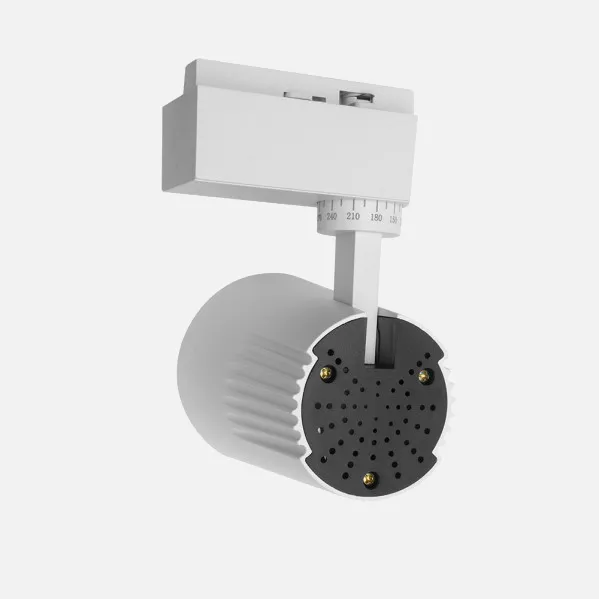Foco Carril 40w 6000k Telma Blanco 3600lm 36º Orientable 330º Regx21x10,5 Cm