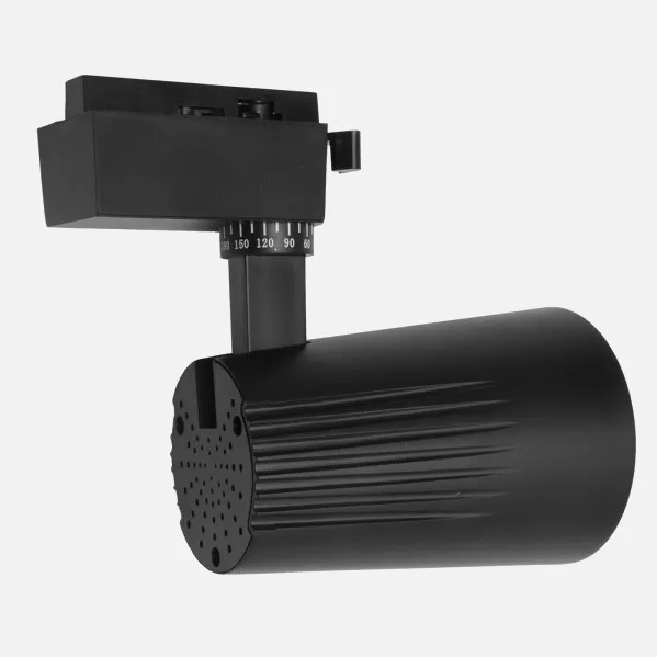 Foco Carril 30w 6000k Telma Negro 2700lm 36º Orientable 330º Regx19x9 Cm