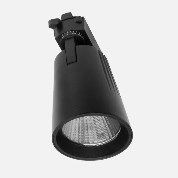 Foco Carril 30w 6000k Telma Negro 2700lm 36º Orientable 330º Regx19x9 Cm