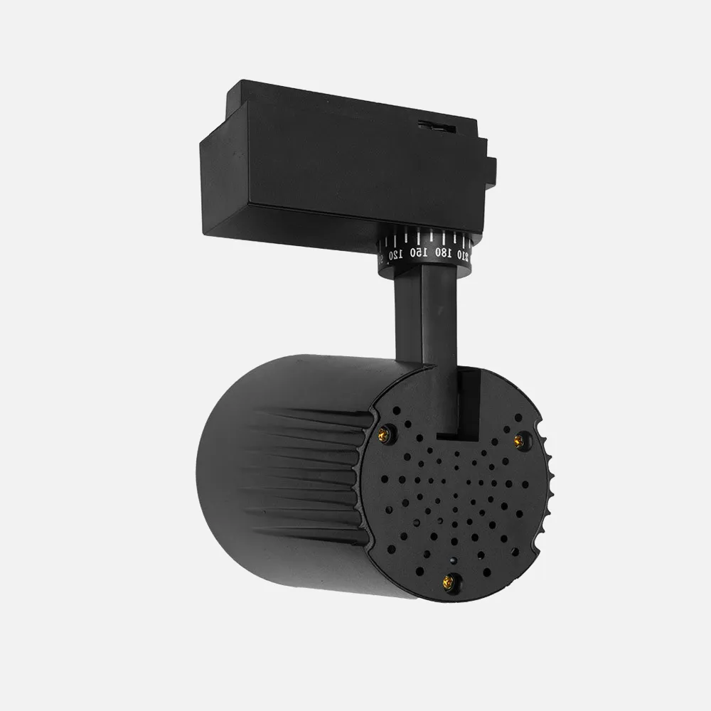 Foco Carril 30w 2700k Telma Negro 2700lm 36º Orientable 330º Regx19x9 Cm