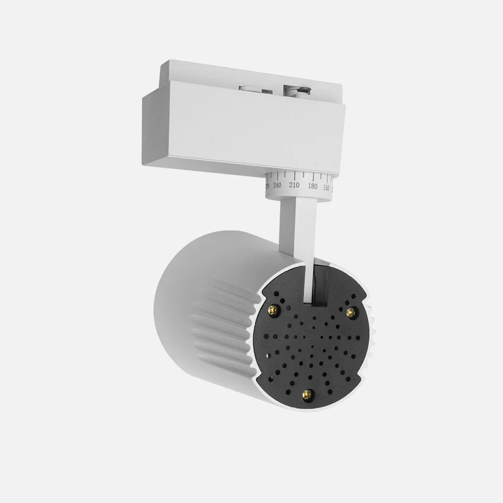Foco Carril 30w 6000k Telma Blanco 2700lm 36º Orientable 330º Regx19x9 Cm