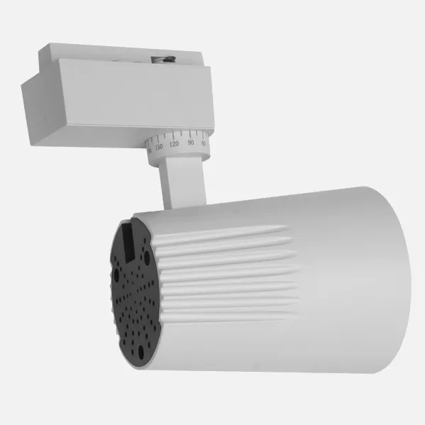 Foco Carril 30w 6000k Telma Blanco 2700lm 36º Orientable 330º Regx19x9 Cm