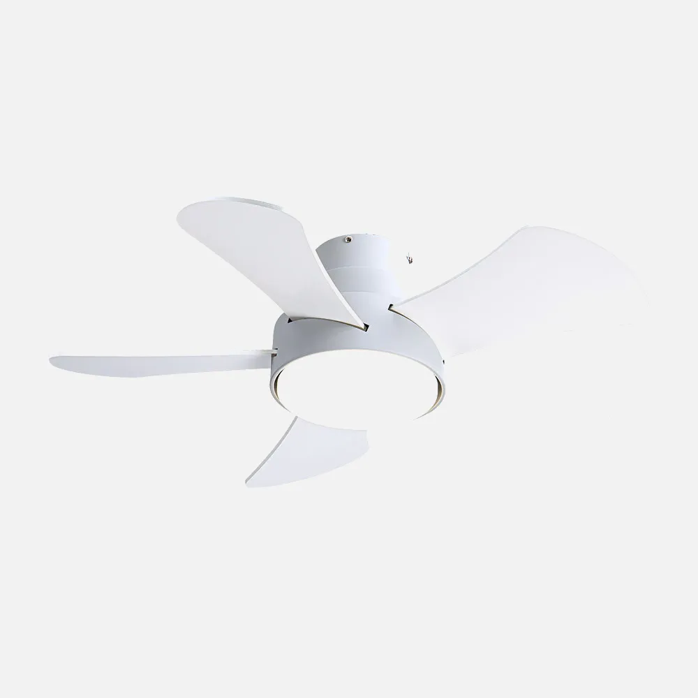 Ventilador 25w Dc Blanco Gregario 5 Aspas Rev.  Blanca/haya 6 Vel. 3000-4000-6000k 82D Remoto,memoria y Temporizador