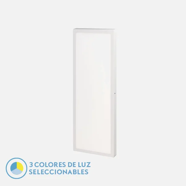 Panel Llano 72w 3000k-4000k-6500k 3,8x30x90 Cm Blanco 7200lm