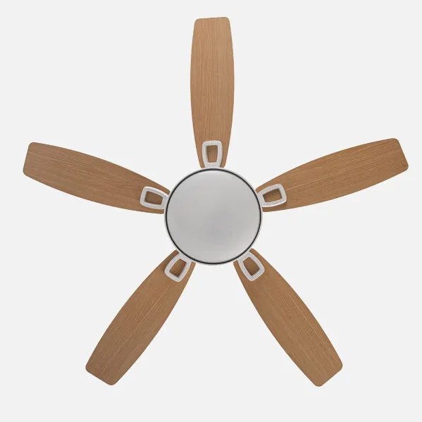 Ventilador 30w Dc Braw Blanco 5 Aspas Blanco/haya  6 Vel. 3 Colores 106,7d C/remoto, Memoria Y Temporizador 2850lm