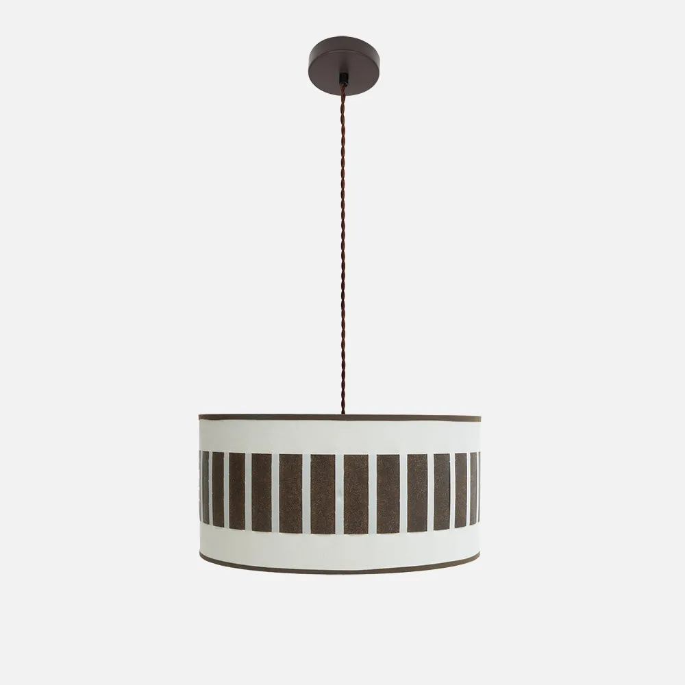 188494017 - Pendant light Ivanna 1xe27 Brown/white-oxide Regx40x40 Cm