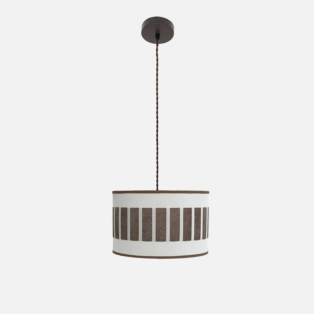 188493017 - Pendant light Ivanna 1xe27 Brown/white-oxide Regx30x30 Cm