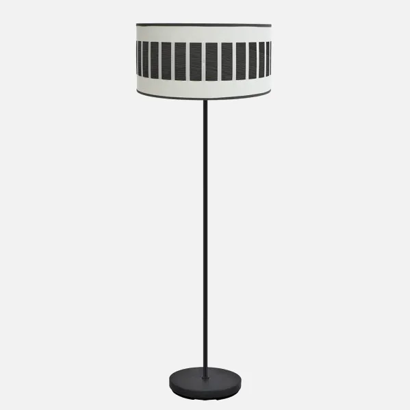 Blanco/Madera Negra