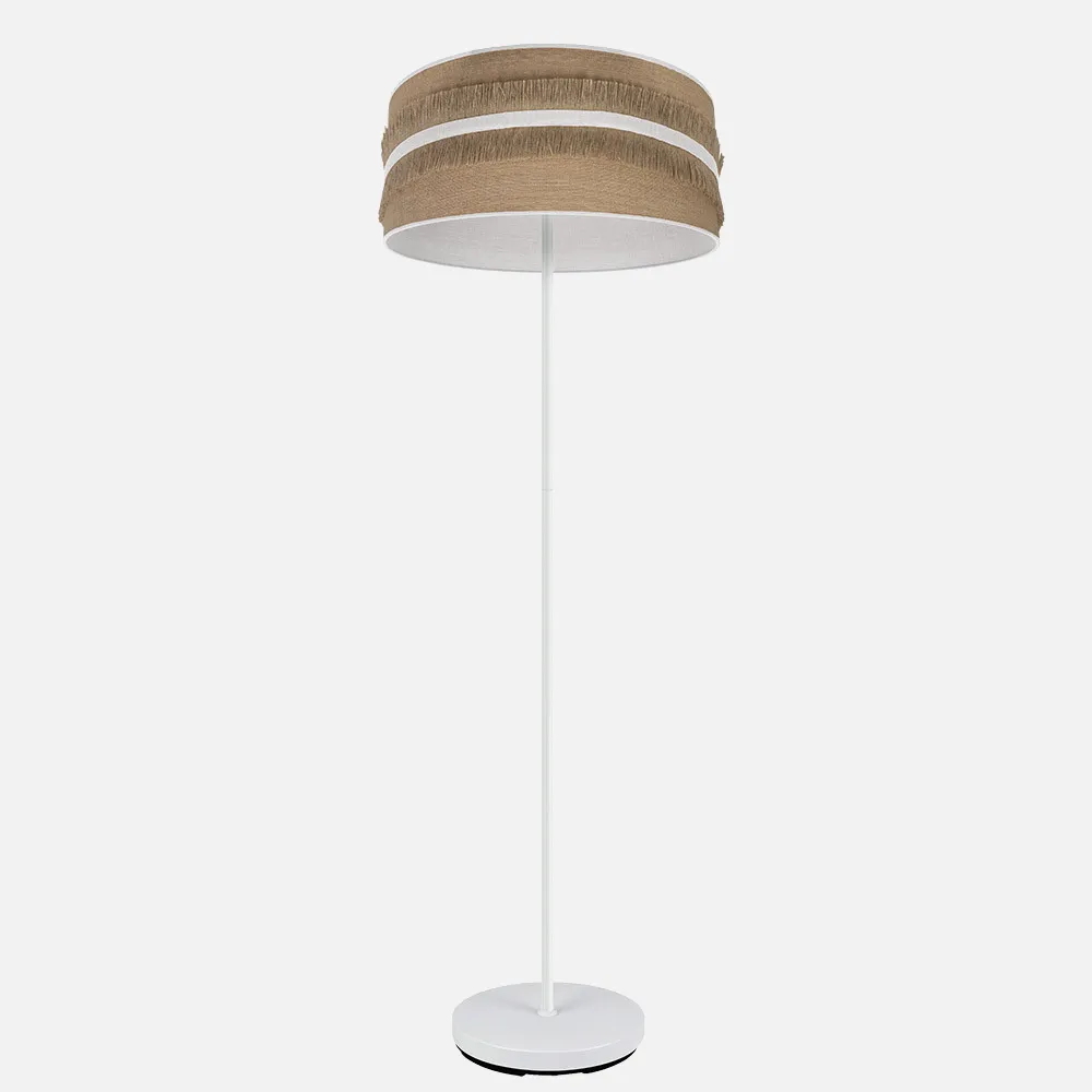188541001 - Pie Salon Natalia 1xe27 Blanco/saco-blanco 164x40x40 Cm