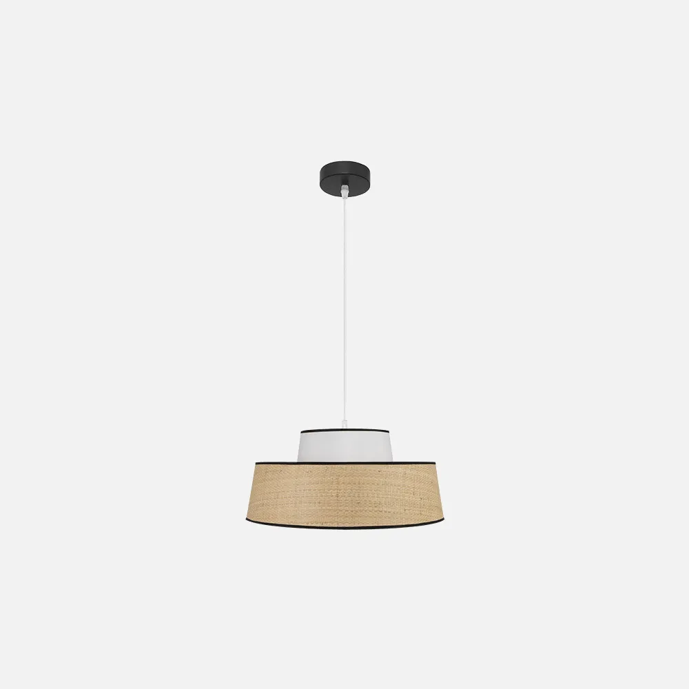 177794001 - Colgante Jia 1xe27 Natural/blanco Regx40x40 cm