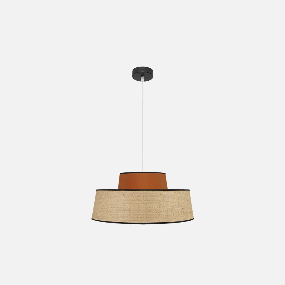 177795004 - Colgante Jia 1xe27 Natural/calabaza Regx50x50 cm