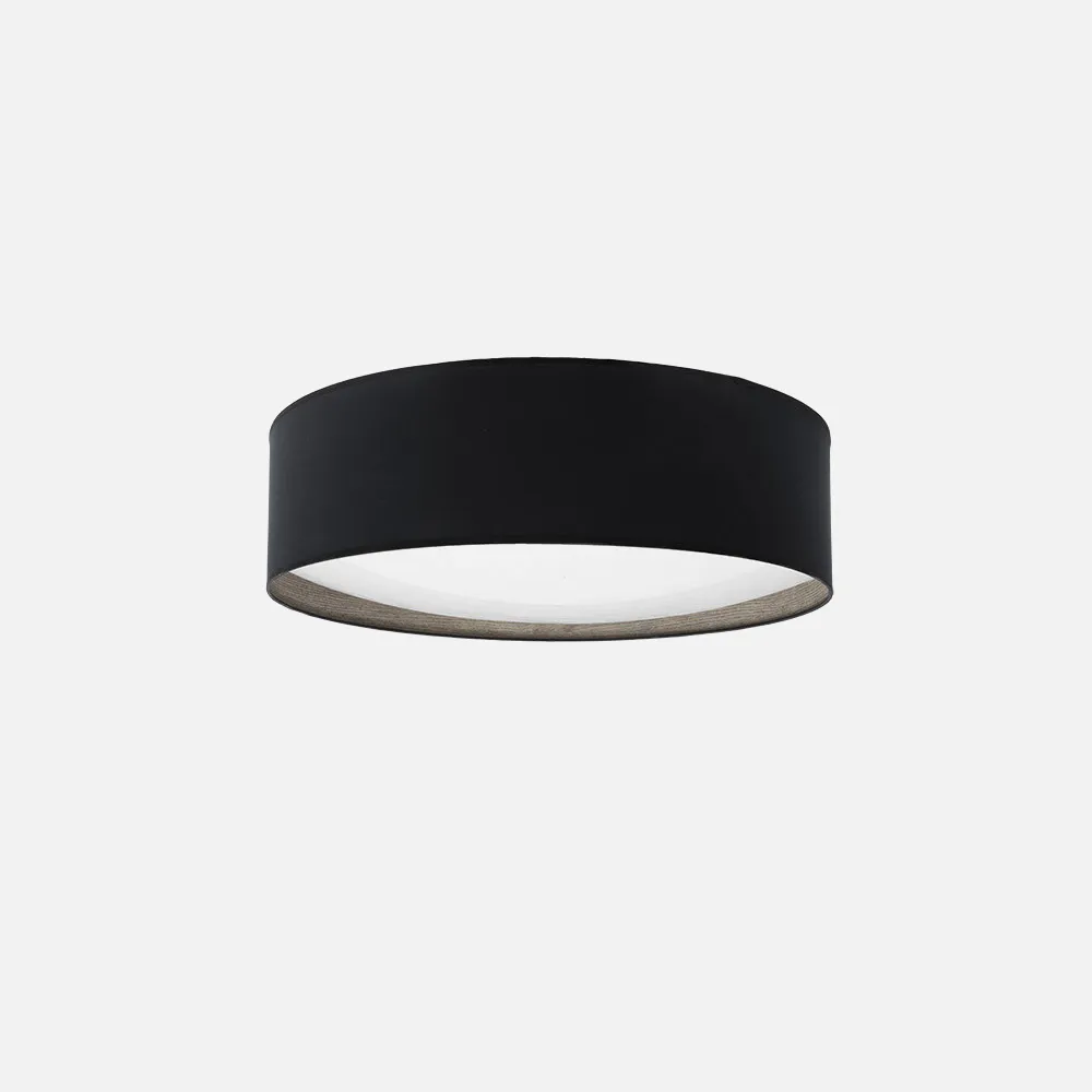 188385009 - Plafon 72w Tania Negro/madera Gris 14x50x50 Cm 5616lm 3000k,4000k,6500k