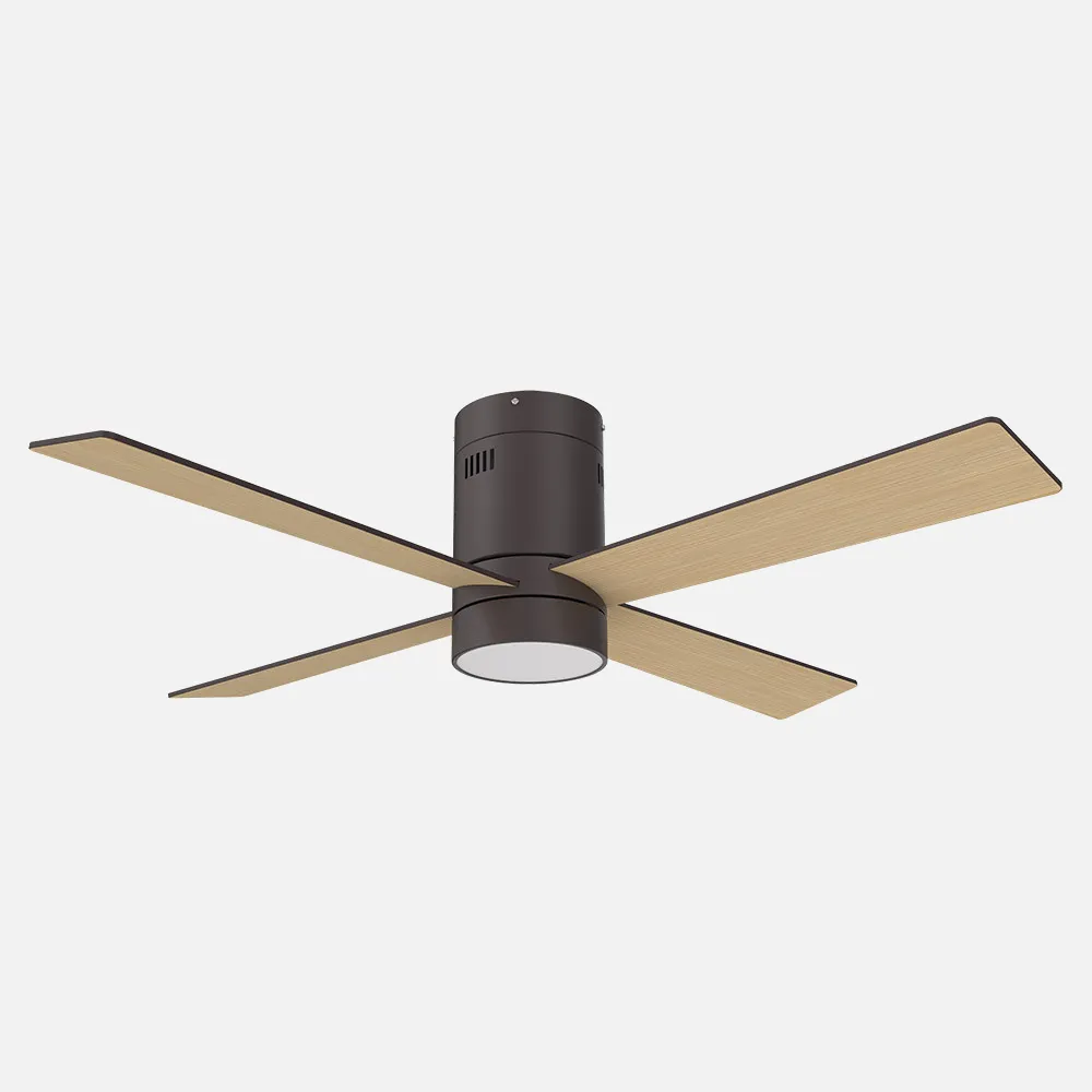 Ventilador 18w Barine Marron 4 Aspas Haya/marron   3 Velocid. C/remoto Temporizador 122 D