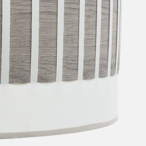Pie Salon Ivanna 1xe27 Niquel/blanco-madera Gris 163x40x40 Cm