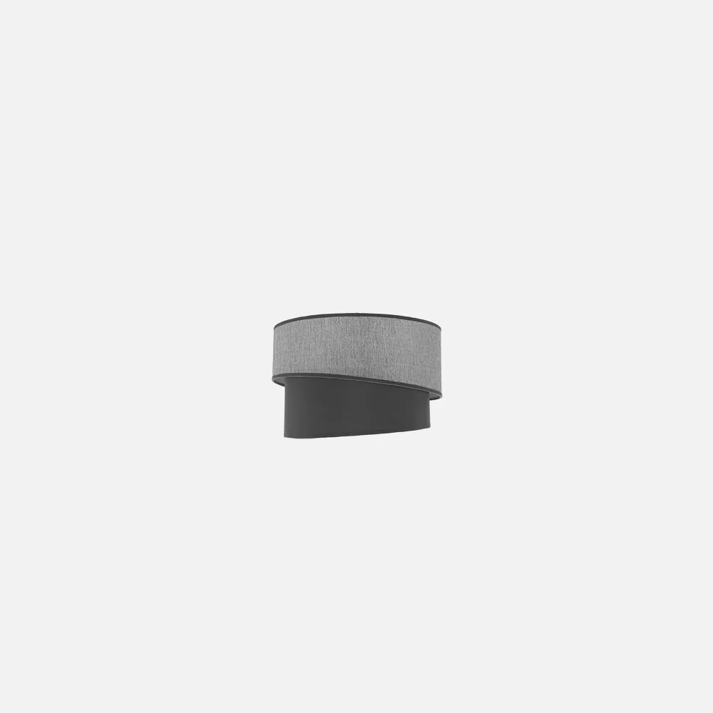 99.PA-179893028 - Pantalla Colgante/sobrem Alto Hara E27 Gris 30dx25dx20h