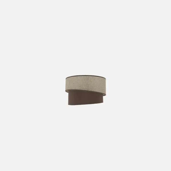Lampshade Pendant light/sobrem Height will do E27 Brown 30dx25dx20h