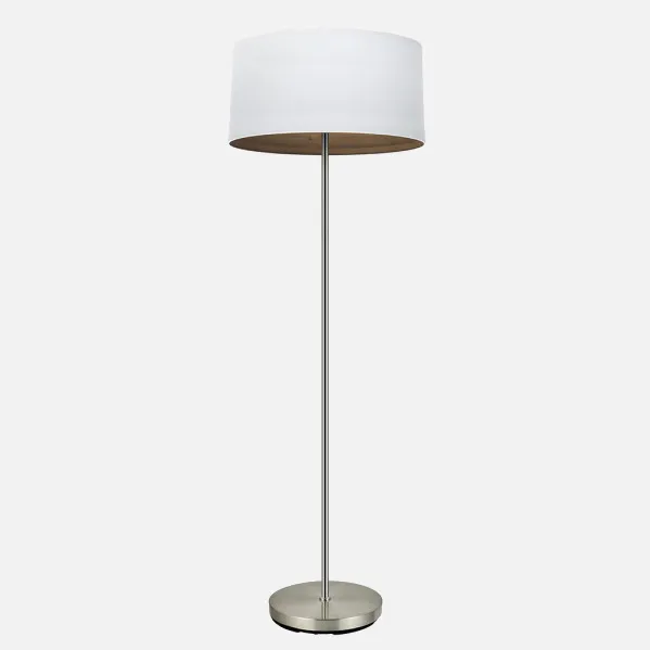 Blanco/Madera Oscura