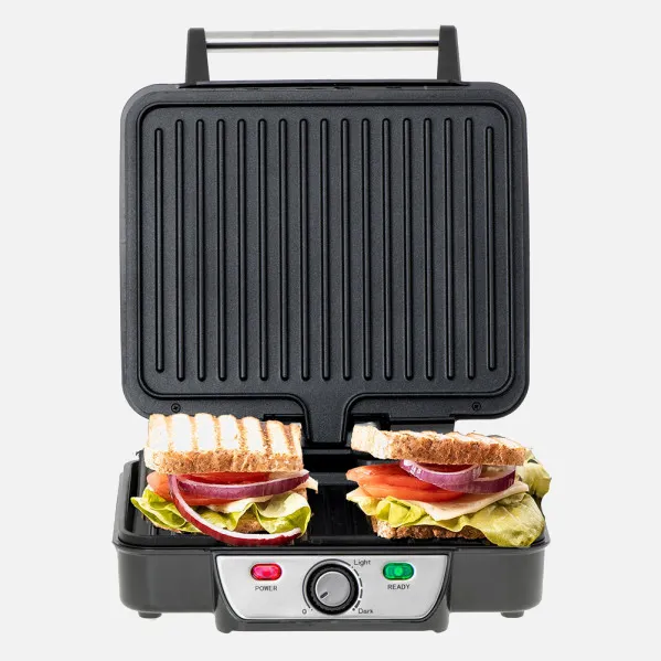 Grill Parrilla Electrica 2500w Reg.temperatura,antiadherente, Indicador Luminoso C/bandeja Goteo,espatula